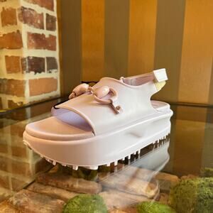 GUCCI Horsebit Purple Rubber Platform Sandals SZ 39 (US 9)